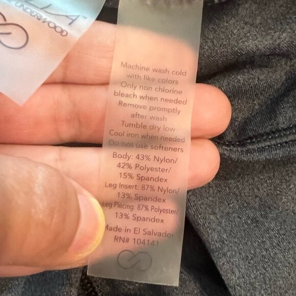 Calia by Carrie Underwood Tri-Colored Leggings in Women's Size Small - Picture 7 of 12